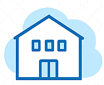 障がい者向けホームミリー　施設住所ロゴ